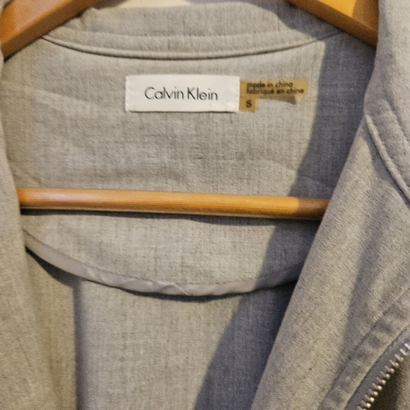 CALVIN KLEIN fitted blazer w zipper - Picture 2 of 4